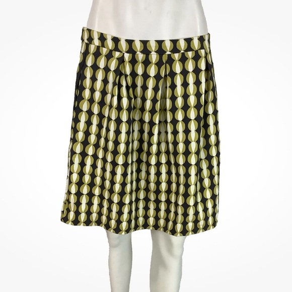 Boden Dresses & Skirts - Boden Sz 8 Retro Twee Preppy Look A-Line Skirt Multicolor Modal Cotton